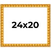 PosterPalooza | 24x20 Bamboo Picture Frame, UV Acrylic, 4 Finishes - Brown, Black, Gold, and Natural - 2 of 4