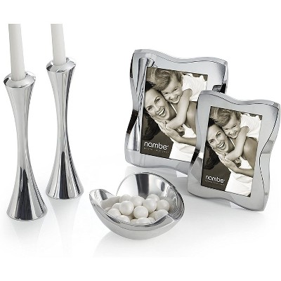 Bella 5" x 7" Silver Chrome Plate and Glass Picture Frame