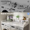 KTMBDW Washer Dryer Countertop, 27.5" x 54" Wood 2 Layer Washer and Dryer Countertop for Laundry Room Organization - 3 of 4