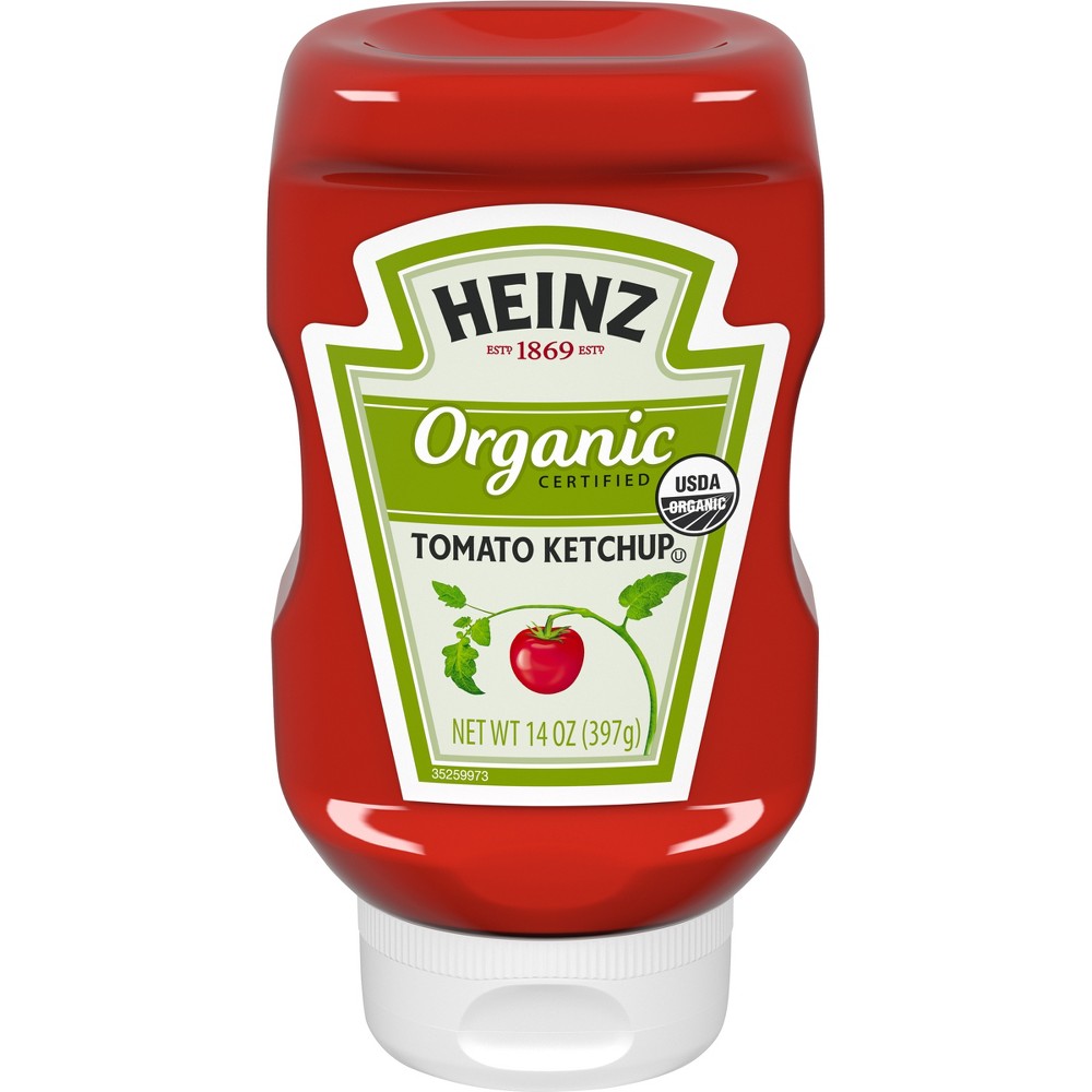 UPC 013000008990 - Heinz Organic Tomato Ketchup 14 oz | upcitemdb.com