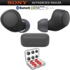 Sony WF-C510 Truly Wireless Earbuds, Black Bundle with Deco 6 Pairs of Earbud Tips - 2 of 4