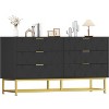 Modern Chests of Drawers 6-Drawer Fabric Dresser Organizer Chest, Compact Storage Chest for Bedroom, Closet & Living Room - 2 of 4