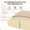 Syemin Patio Seating Sets, 6 Piece Outdoor Sectional Furniture Set with Cushions for Garden, Balcony, and Backyard, Beige, 23.8"*30"*30.7" - 4 of 4