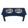 WestinTrends Elevated Pet Feeder for Cats and Dogs Puppy, Removable stainless steel eating Bowl, All Weather Resistant - 4 of 4