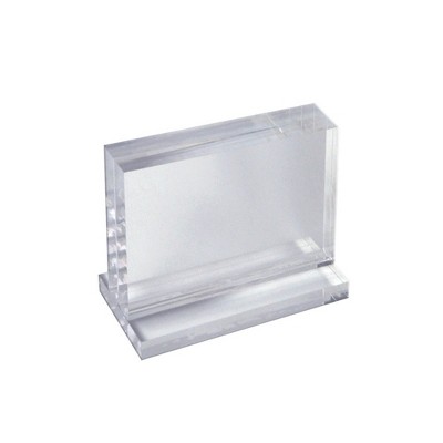 Clear Acrylic Vertical Document Rack with Base
