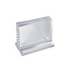 Azar Displays Acrylic Block Frame on Acrylic Base - 3 of 4