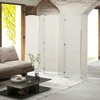 Resenkos 8-Panel 5.6' Tall Folding Room Divider - Freestanding Privacy Screen for Home Office, - 3 of 4