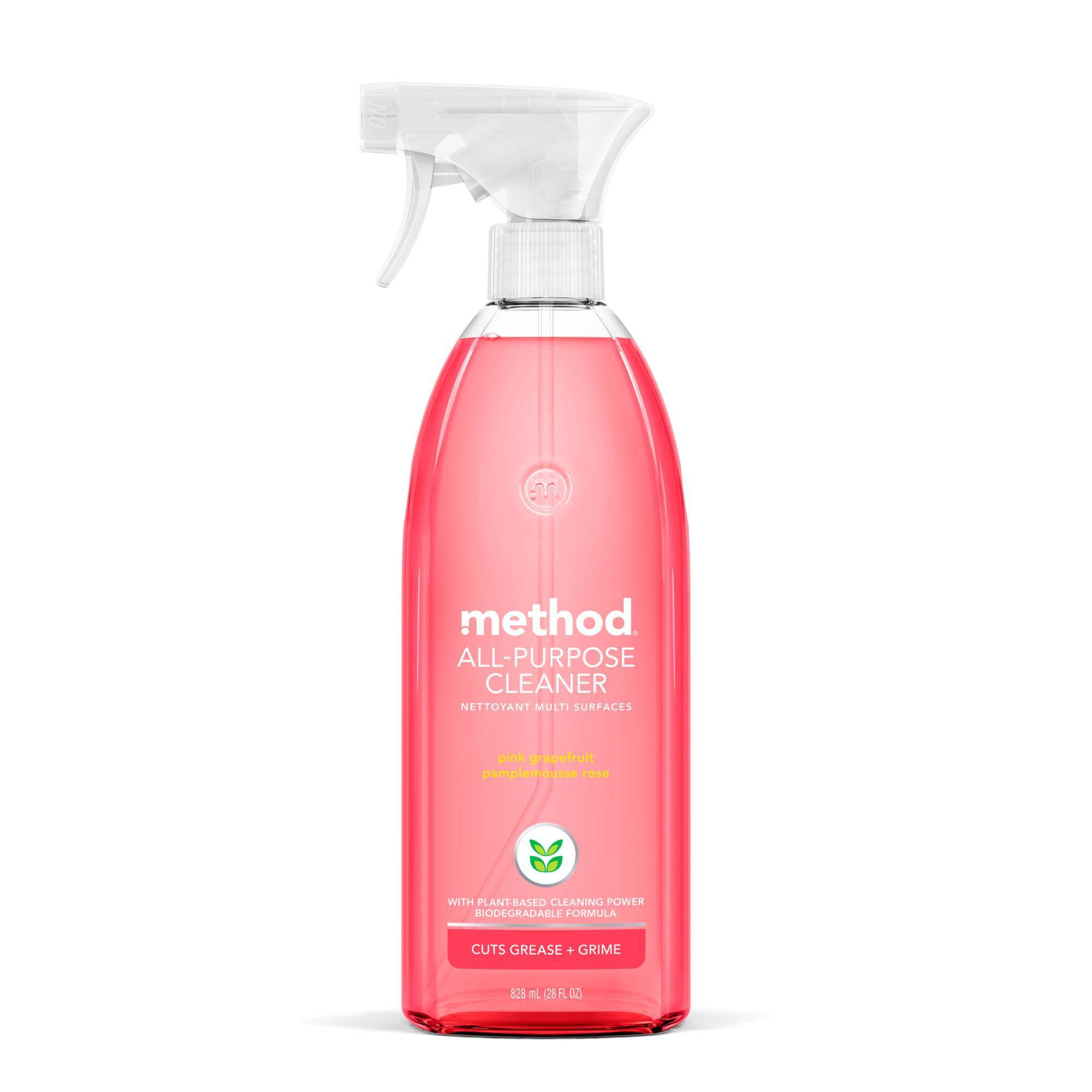 Method Pink Grapefruit All Purpose Surface Spray - 28 fl oz: Aluminum-Free, Paraben-Free, Phosphate-Free, Hypoallergenic
