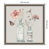 Amanti Art A Country Weekend X Gray by Lisa Audit Canvas Wall Art Print Framed 16-in. x 16-in. - 4 of 4