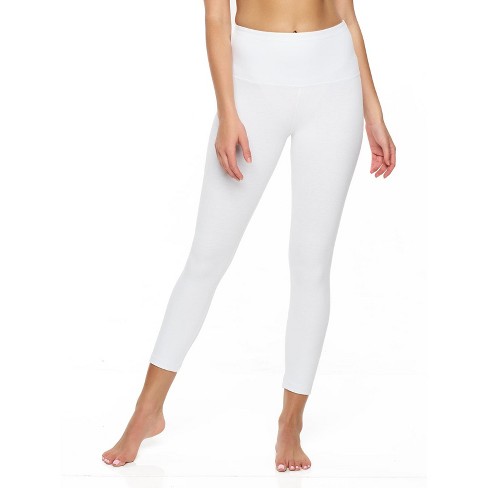 Felina Women's Cotton Modal Capri Leggings, Super Soft