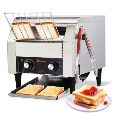 Winado 14.4 in. 1700W 110V Commercial Conveyor Toaster With 300 Slices/Hour