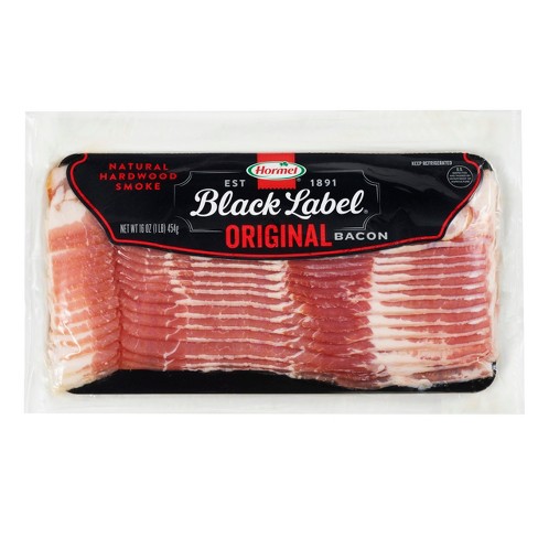 bacon package label