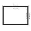 Amanti Art Grace Brushed Metallic Black Narrow Framed Magnetic Dry Erase Board - 4 of 4
