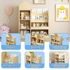 TopComfy Decorative Bookshelf Kids Bookshelf Toy Storage Organizer with Bookcase Kids Storage Unit with 2 Baskets for Kids, Beige, 39.5"*15.5"*6.9" - 3 of 4