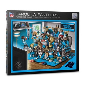 NFL Carolina Panthers Purebred Fans 'A Real Nailbiter' Puzzle - 500pc - 1 of 3