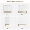31.5" Sideboard Buffet Cabinet, Wood Entryway Coffee Bar Cabinet with Metal Legs, Credenza Console Table, Floor Cupboard Cabinet for Living Room - 3 of 4