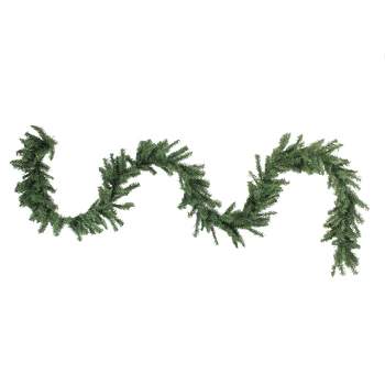 Northlight 100' x 14" Green Canadian Pine Commercial Length Artificial Christmas Garland, Unlit