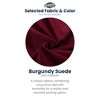 Ultimate Sack 3ft Bean Bag Chair, Oversized Comfortable Indoor Floor Lounger, Giant Foam-Filled Furniture for Relaxing, Burgundy Suede - 2 of 4