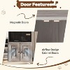 Cat Litter Box Enclosure, Double Cat House with Storage, Enclosed Litter Box Furniture with Ladder - 2 of 4