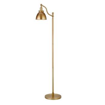 Hampton & Thyme 65" Tall Floor Lamp with Cone Metal Shade