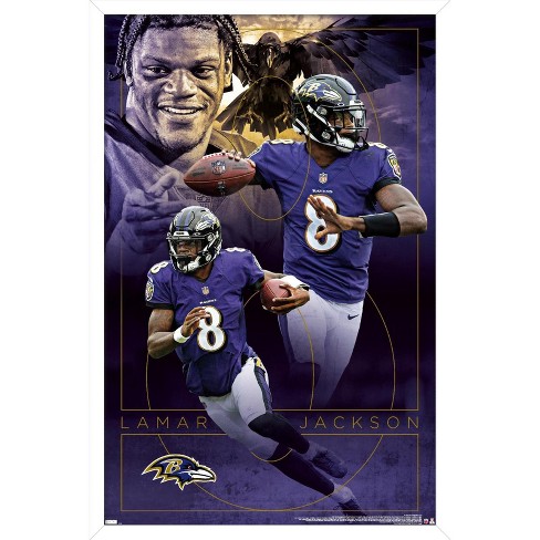 Trends International Wall Poster Baltimore Ravens Helmet 22.375 x 34