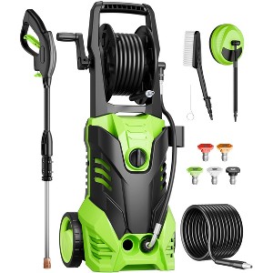 SUGIFT 3000 PSI 2.0 GPM Electric Pressure Washer for Driveways, Patios & Decks – High-Power Outdoor Surface Cleaner, Green - 1 of 4