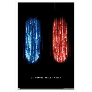 Trends International The Matrix: Resurrections - Is Anyone Really Free Framed Wall Poster Prints - 1 of 4