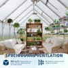 8'X10' Aluminum-Framed Polycarbonate Greenhouse,with Quick Setup Structure and Roof Vent, Large Enhanced Aluminum Greenhouses Kit for Outdoors - 3 of 4