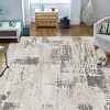DOMETOUR Area Rug 5x7 FT, Modern Abstract Rug,Machine Washable for Living Room Rugs - 2 of 4