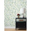Rifle Paper Co. Menagerie Garden Blue Peel and Stick Wallpaper: Removable Floral Botanical Self-Adhesive, 45 Sq Ft Coverage - 2 of 4