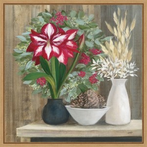 Amanti Art Natural Holiday by Julia Purinton Canvas Wall Art Print Framed 22 x 22-in. - 1 of 4