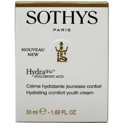 Sothys Hydra 3Ha Hyaluronic Acid Hydrating Comfort Youth Cream, 1.69 oz