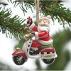 Kevins Gift Shoppe Ceramic Santa Claus Riding Scooter Ornament - image 2 of 3