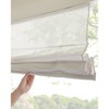 Chicology Sheer Roman Curtain Shade Pacific White - image 2 of 4