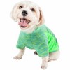 Pet Life (R) Active 'Warf Speed' Heathered Ultra-Stretch Sporty Performance Dog T-Shirt - 3 of 4