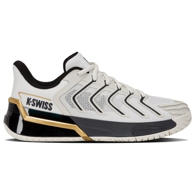 K-Swiss Men's Ultrashot 4 Tennis Shoe (Blanc de Blanc/Moonless