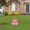 Big Dot of Happiness No Trespassing - Outdoor Lawn Sign - Private Property Yard Sign - 1 Piece - 3 of 4