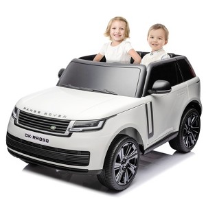 24V Licensed Land Rover Ride On Car, Kids Electric Car with 2-Seater - 1 of 4