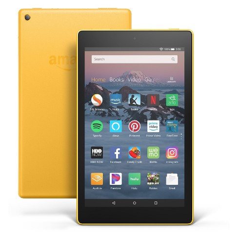 Amazon Fire Hd 8 Tablet 8 Hd Display 8th Generation 18 Release Yellow 32gb With Special Offers Target