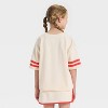 Girls' Short Sleeve French Terry Sporty T-Shirt - Cat & Jack™ - 3 of 4
