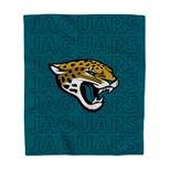 NFL Jacksonville Jaguars Echo Team Wordmark Plush Blanket