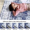 Vintage Floral Washable Runner Rug, Low Pile with Non-Slip Rubber Backing, Ideal for Kitchen, Hallways, Entryway, Living Room, and Bedroom Use. - 4 of 4