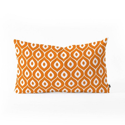 Aimee St Hill Leela Orange Oblong Pillow Orange - Deny Designs