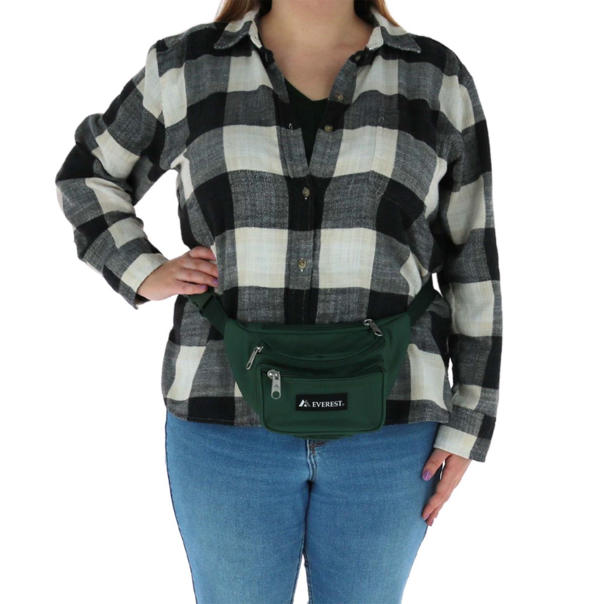 Everest Fabric Multi Pocket Fanny Waist Pack - thumbnail 8
