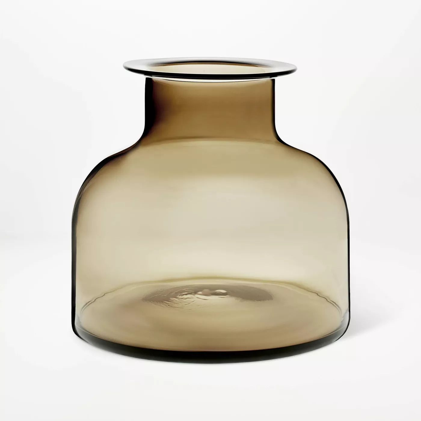 9" x 10" Smoked Glass Vase - Threshold™ designed with Studio McGee - image 1 of 11
