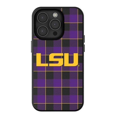 Keyscaper NCAA Plaid MagSafe Compatible Cell Phone Case for iPhone 14 Pro