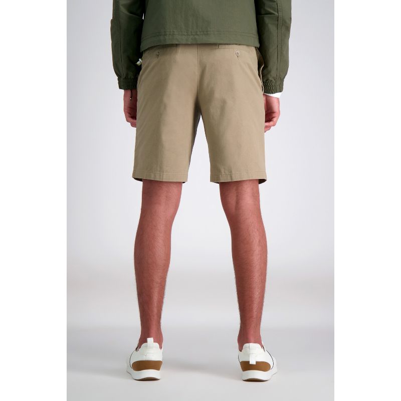 Haggar Men's Regular Fit Flat Front Stretch Chino Shorts, 4 of 9
