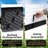 FDW 28/32/39 Inch Spacious Plastic Dog House Dog Kennel with Ventilated Roof Removable Tray for Easy Cleaning and Ideal for Small to Medium Dogs - 3 of 4