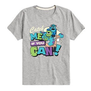 Boys' - Monsters, Inc. - Mike and Sulley Catch Me If You Can Short Sleeve Graphic T-Shirt - 1 of 4