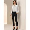 INSPIRE CHIC Women's Vintage Waistcoat Button Up Steampunk Jacquard Sleeveless Suit Vest - 4 of 4